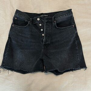 Denim Forum Yoko Mid Thigh High-Rise Short